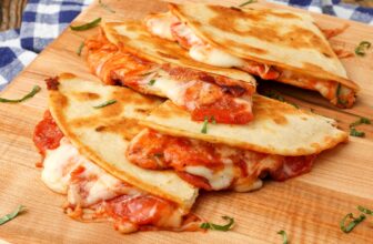 Pizza Quesadillas – Barefeet within the...