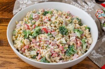 Ham Pasta Salad – Barefeet within the K...